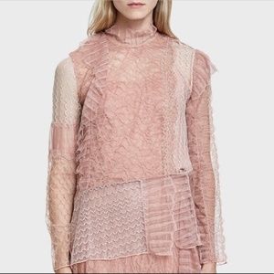 3.1 Phillip Lim Lace Patchwork Blouse
